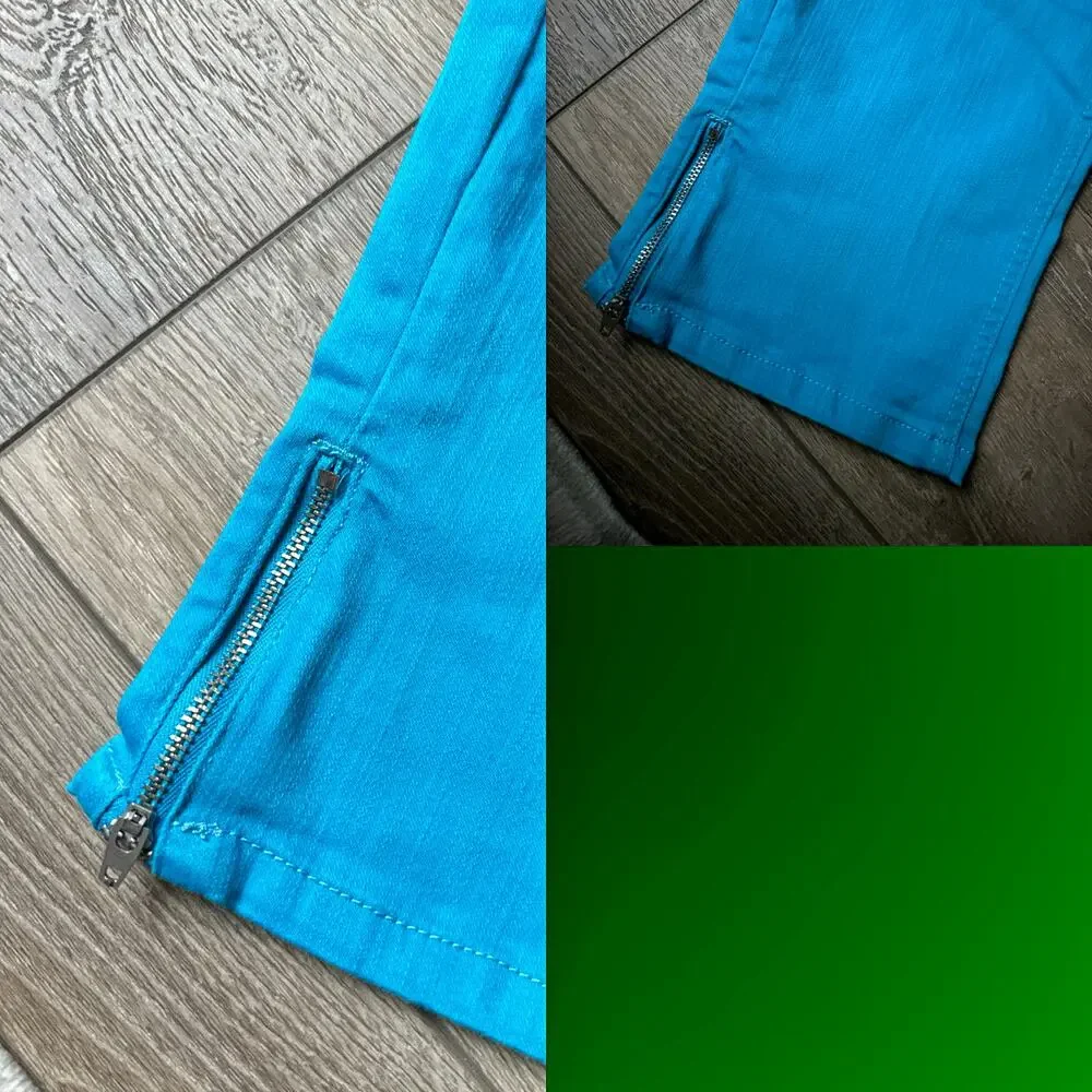 Justice Blue Crop Plus Size Jeans - Size 14.5